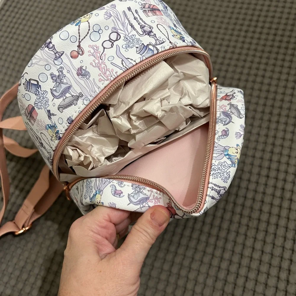 Loungefly Disney The Little Mermaid Ariel Grotto mini backpack-PRICE FIRM - Picture 5 of 9